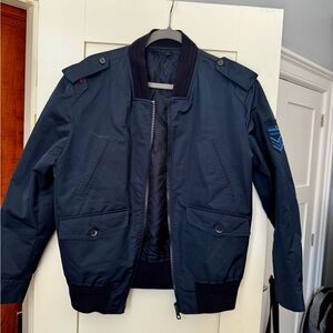 Men's Gucci Navy Blue Bomber Jacket